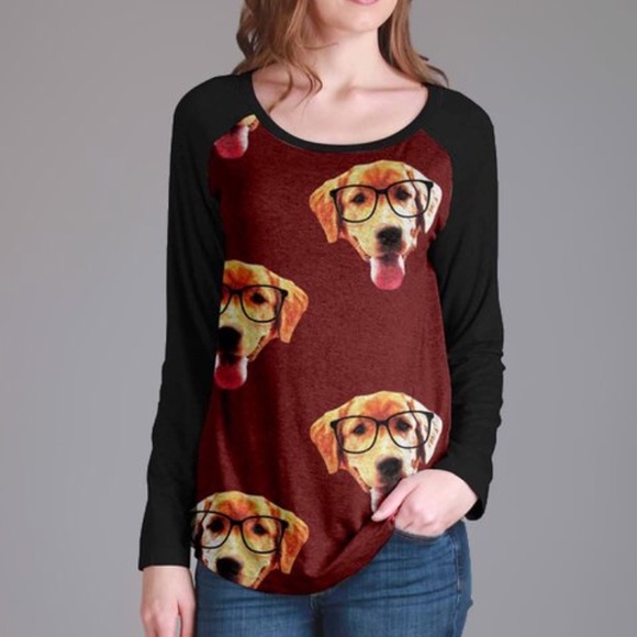 Astars Tops - Hipster Dog Top